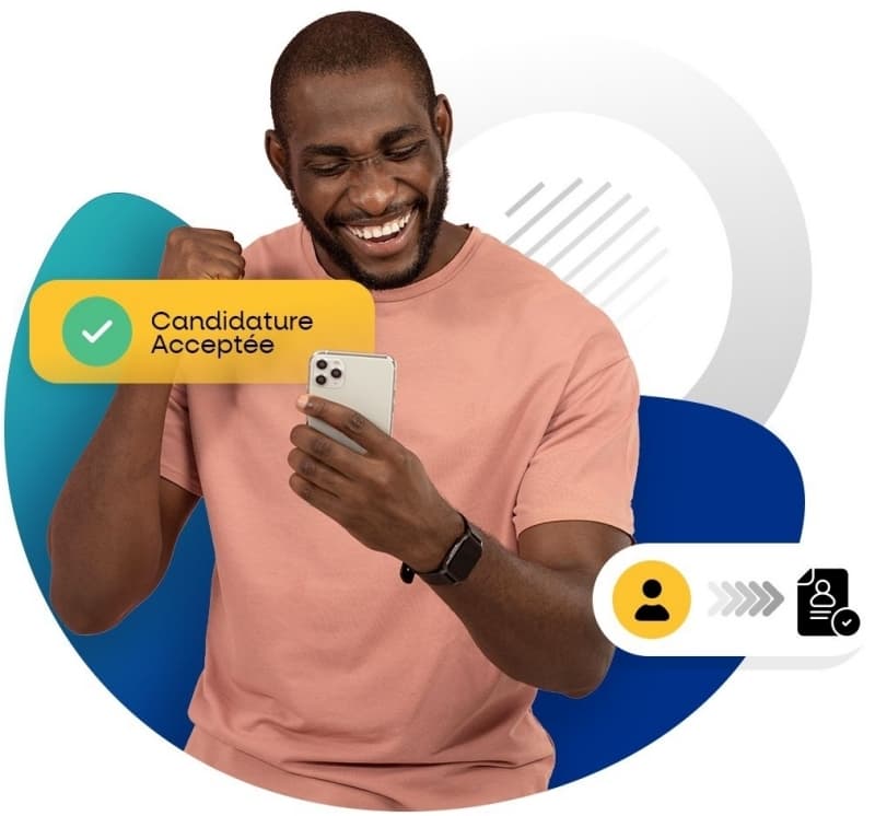 Candidat heureux avec JoinSkills